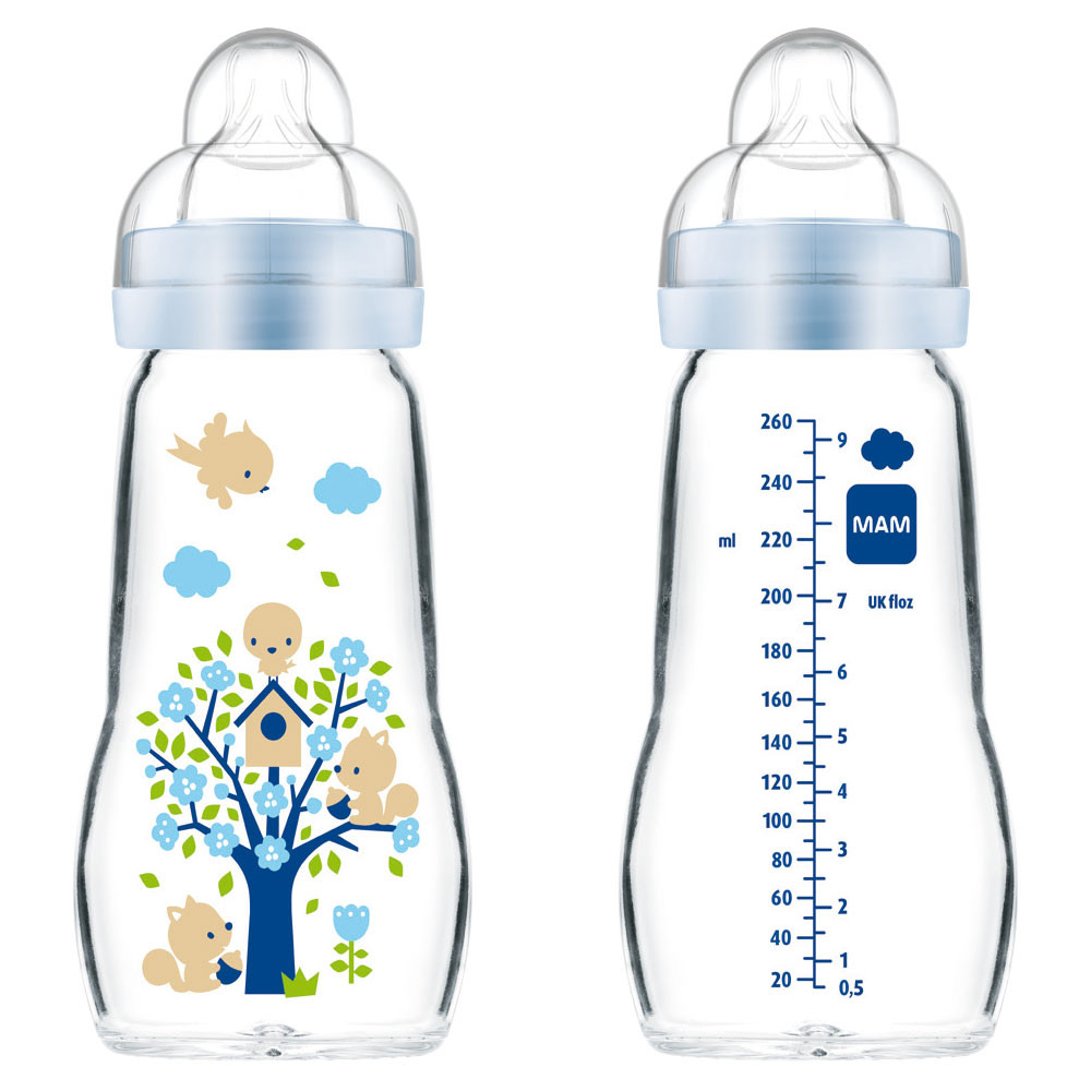 Feel Good 260ml - Babyflasche aus Glas